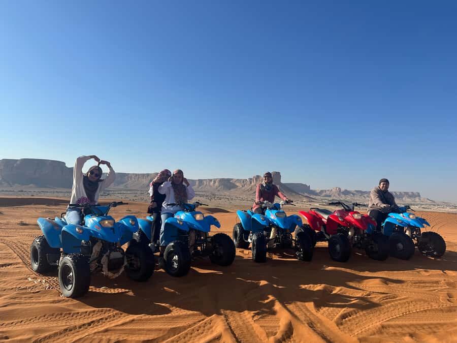 Red Sand: Dunes ATV, + Camel Ride + sandboarding - Your day flow: camel ride first, then ATVs, then sand fun
